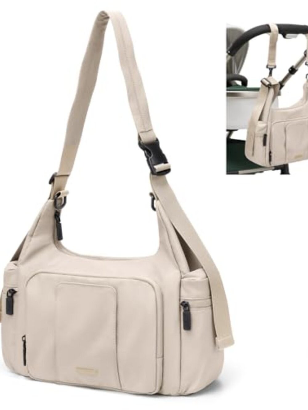 14L Puffer Diaper Bag Tote Crossbody Hospital Bag Large Capacity Travel